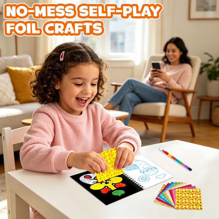 FUNNYB&G  24 Pack Foil Art  Party Favors for Kids  (Cute Pet)