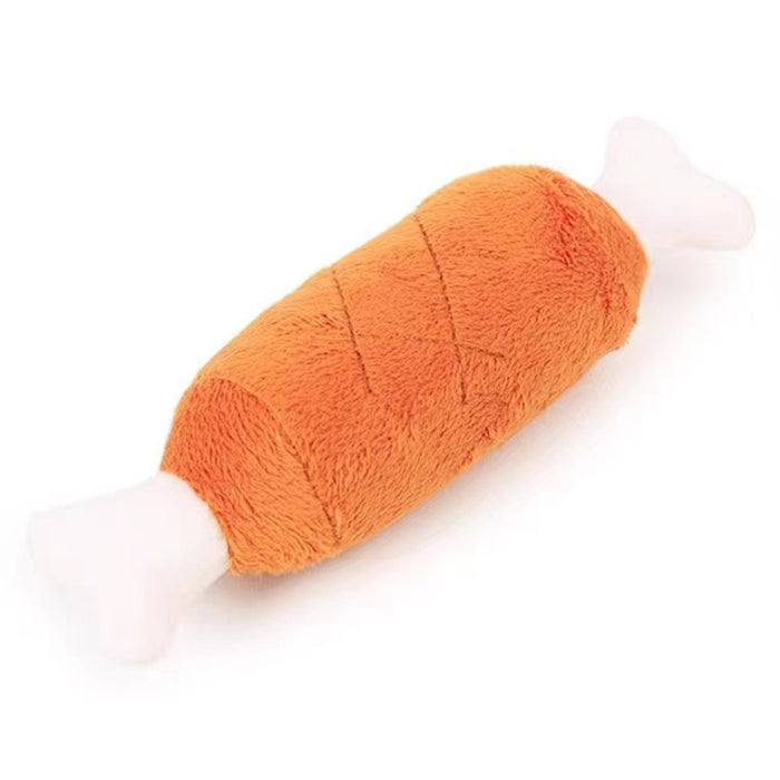 FUNNYB&G  Chicken Leg Dog Toy with Squeaker – Fun Interactive Toy Pettoys