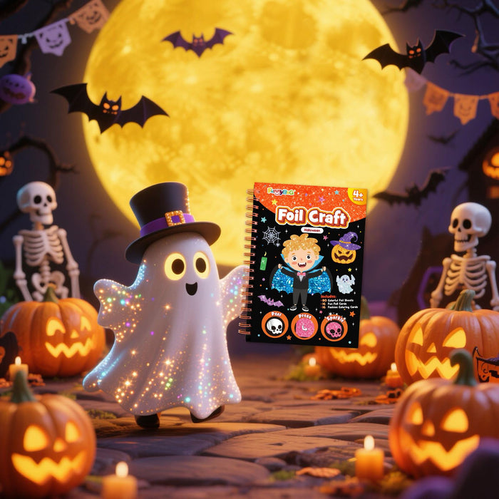 Halloween Foil Art Craft Kit for Kids