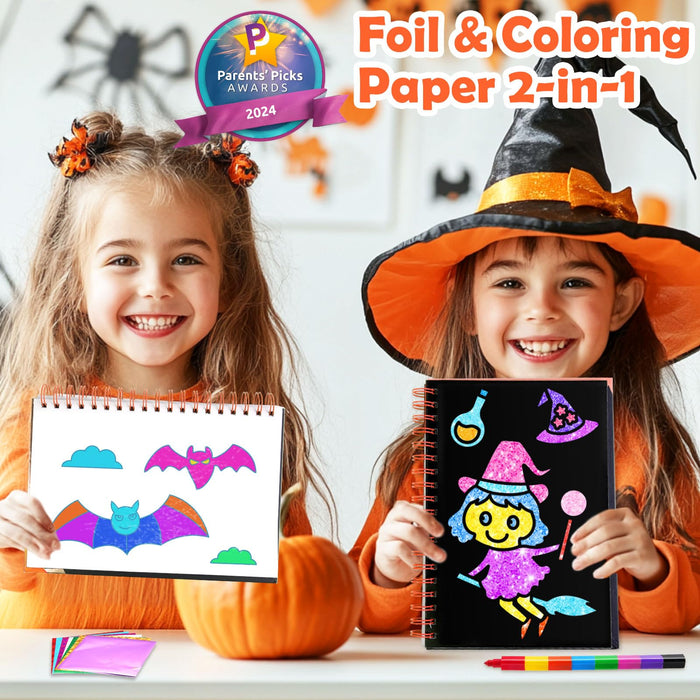 Halloween Foil Art Craft Kit for Kids