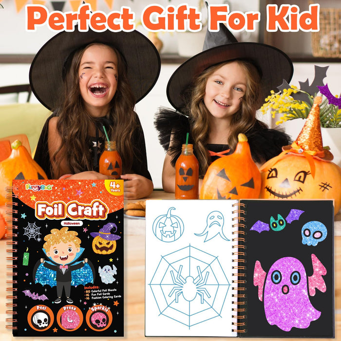 Halloween Foil Art Craft Kit for Kids