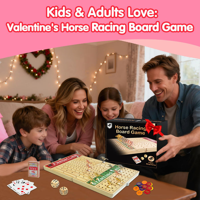 FUNNYB&G 21 inches Horse Race Board Game