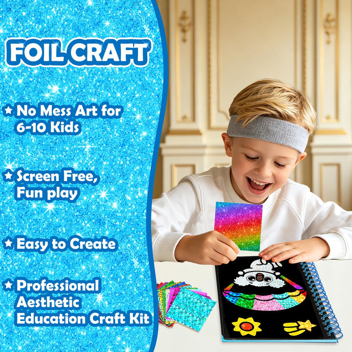 FUNNYB&G Foil Art Craft Kit for Kids（Love Sport）