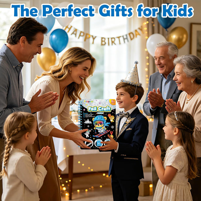 FUNNYB&G Foil Art Craft Kit for Kids（Love Sport）