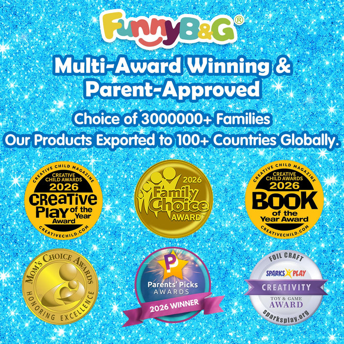 FUNNYB&G Foil Art Craft Kit for Kids（Western Adventure）