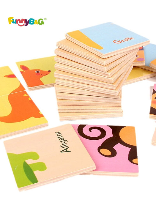 FUNNYB&G 4-Piece Jigsaw Puzzles for Kids – Educational Puzzle Toy Set